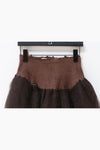 marc le bihan silk skirt 25930 BUFFLE